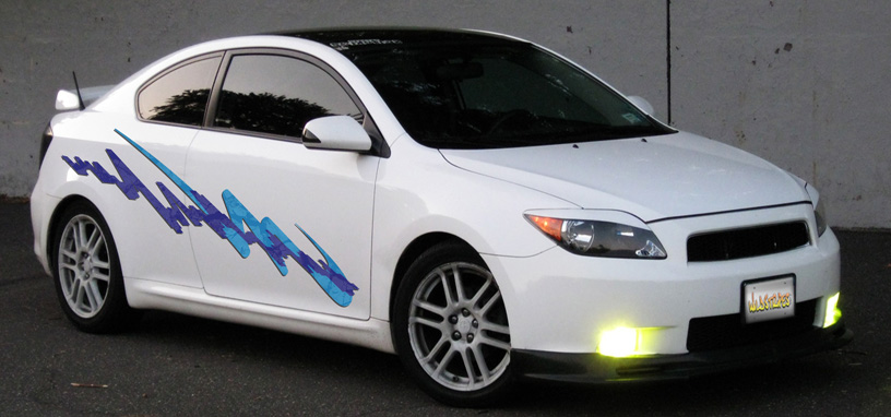 Side Stripe 22072 Graphic Vinyl Package
