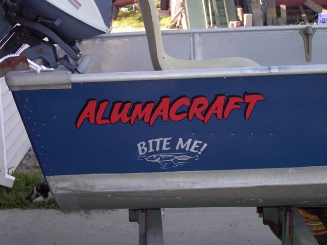 ALUMACRAFT AND BITE ME!!