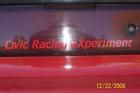 Rear Light section of the 90 CRX Si