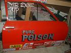 New lettering for the racecar number and car name
