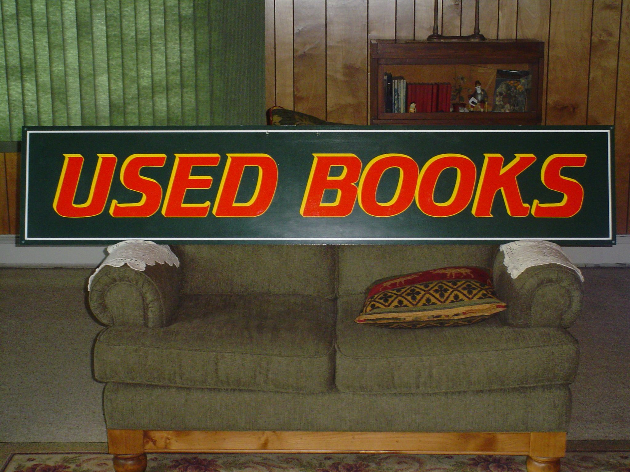 Sign for Bookworks, Charity bookstore