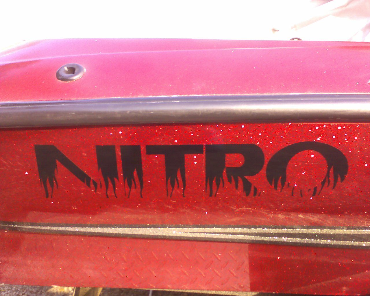 Replacement for peeling Nitro decal.