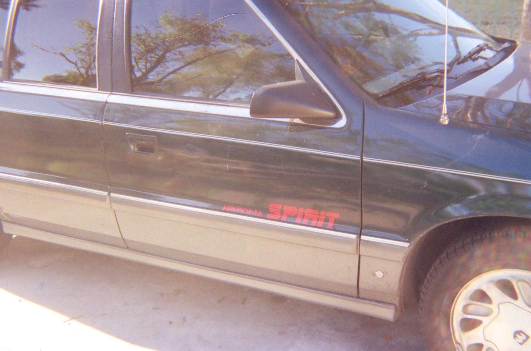 1993 Dodge Spirit Front Door lettering