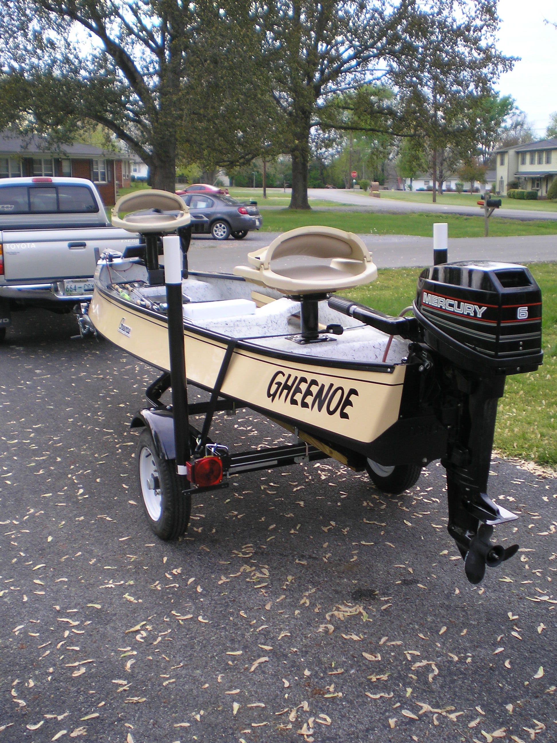My gheenoe with signspecialist gheenoe decal