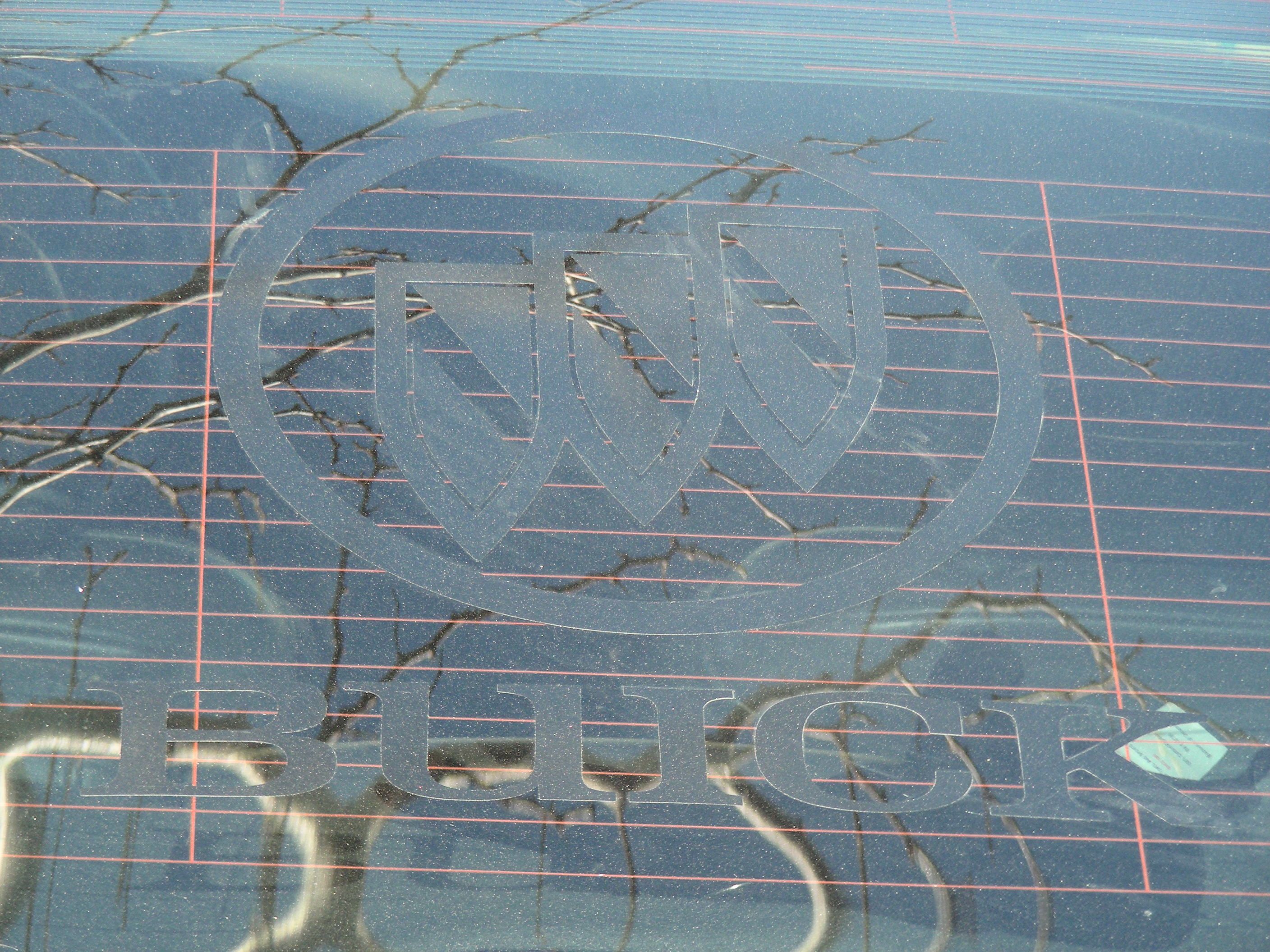 buick decal on rear window of my 97 regal