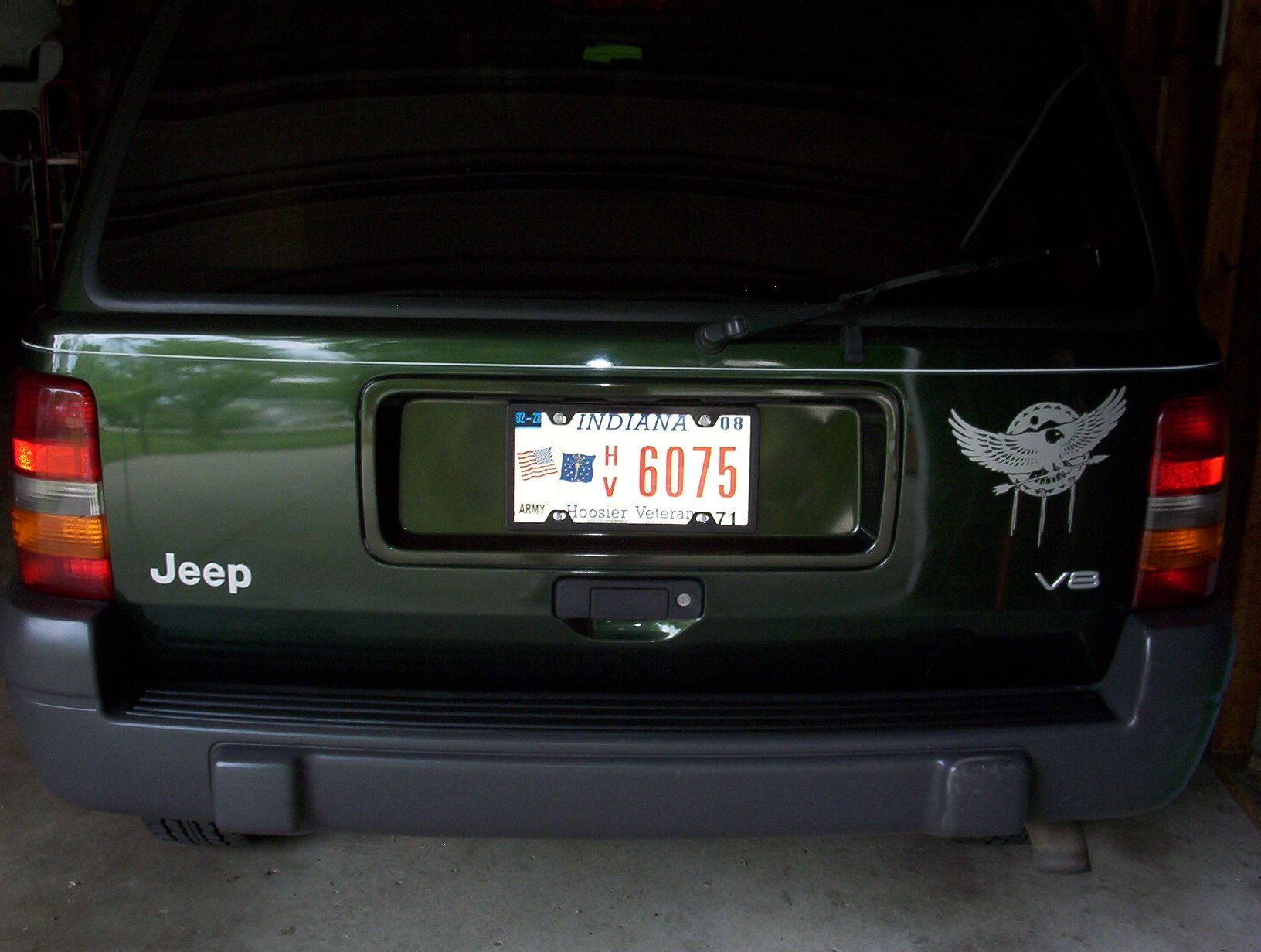 Rear of 1996 Jeep Grand Cherokee