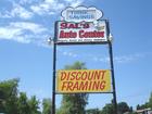 Discount Framing Sign On Highway