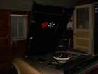 Corvette under hood decoration