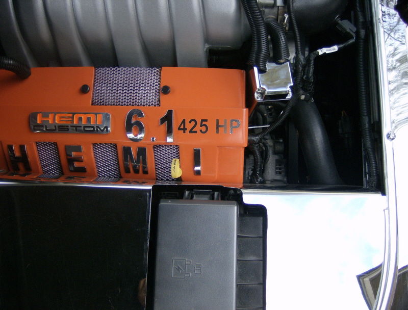 425 HP decals on SRT8 Custom Engine Covers