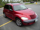 Red PT Cruiser with www.CRAFTAH.com lettering