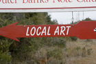 business sign on highway frontage