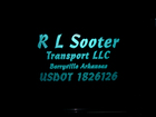 Black 2004 Volvo 780 at night.