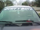 truck windhsield decal