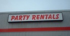 Party Rental Sign