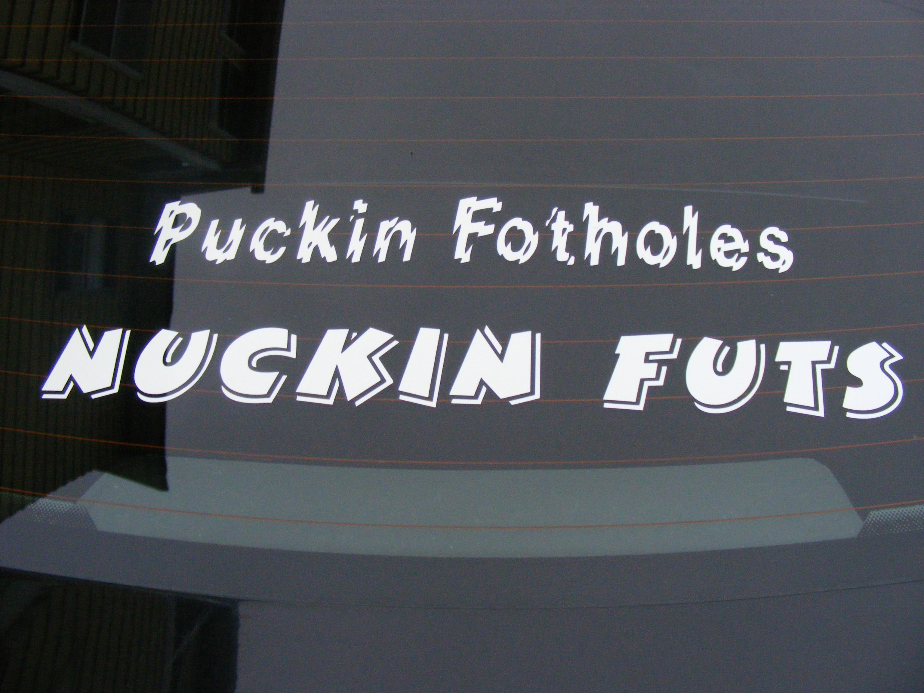 Custom Lettering for my Rear window