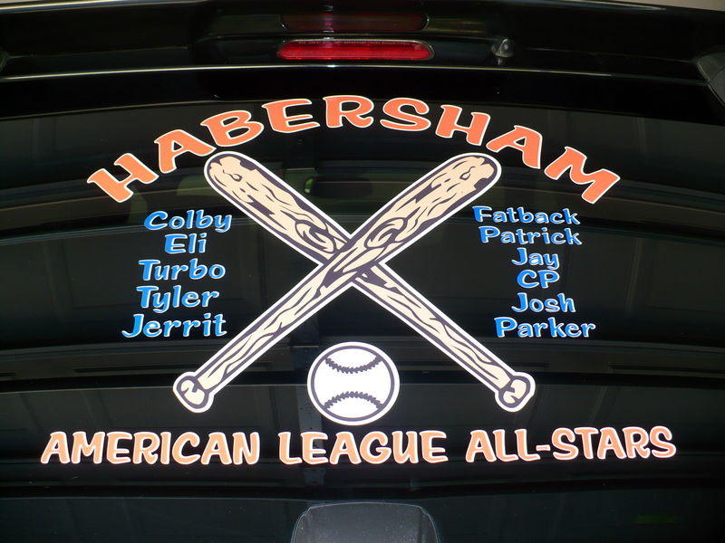 ALL-STAR BASEBALL DECAL