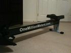 Lettering on my Concept2 rower