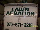 Lawn Aeration Lettering from Sign specialist.com