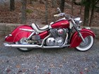 2004 vtx Honda reworked to resemble a 1947 Indian Chief, thus (Hondian)