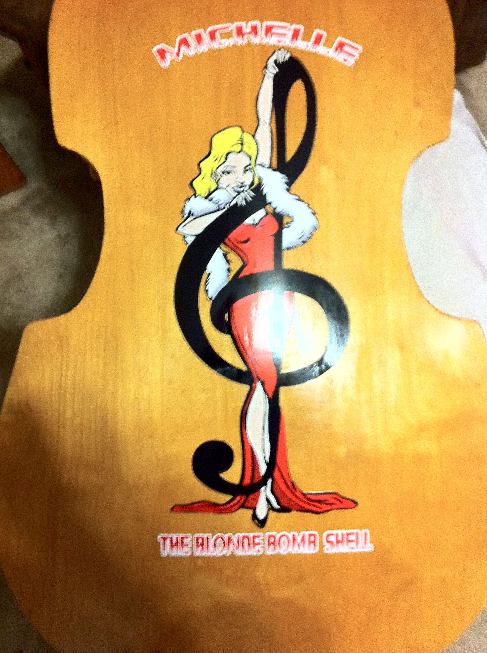 Michelle my Uprite Bass