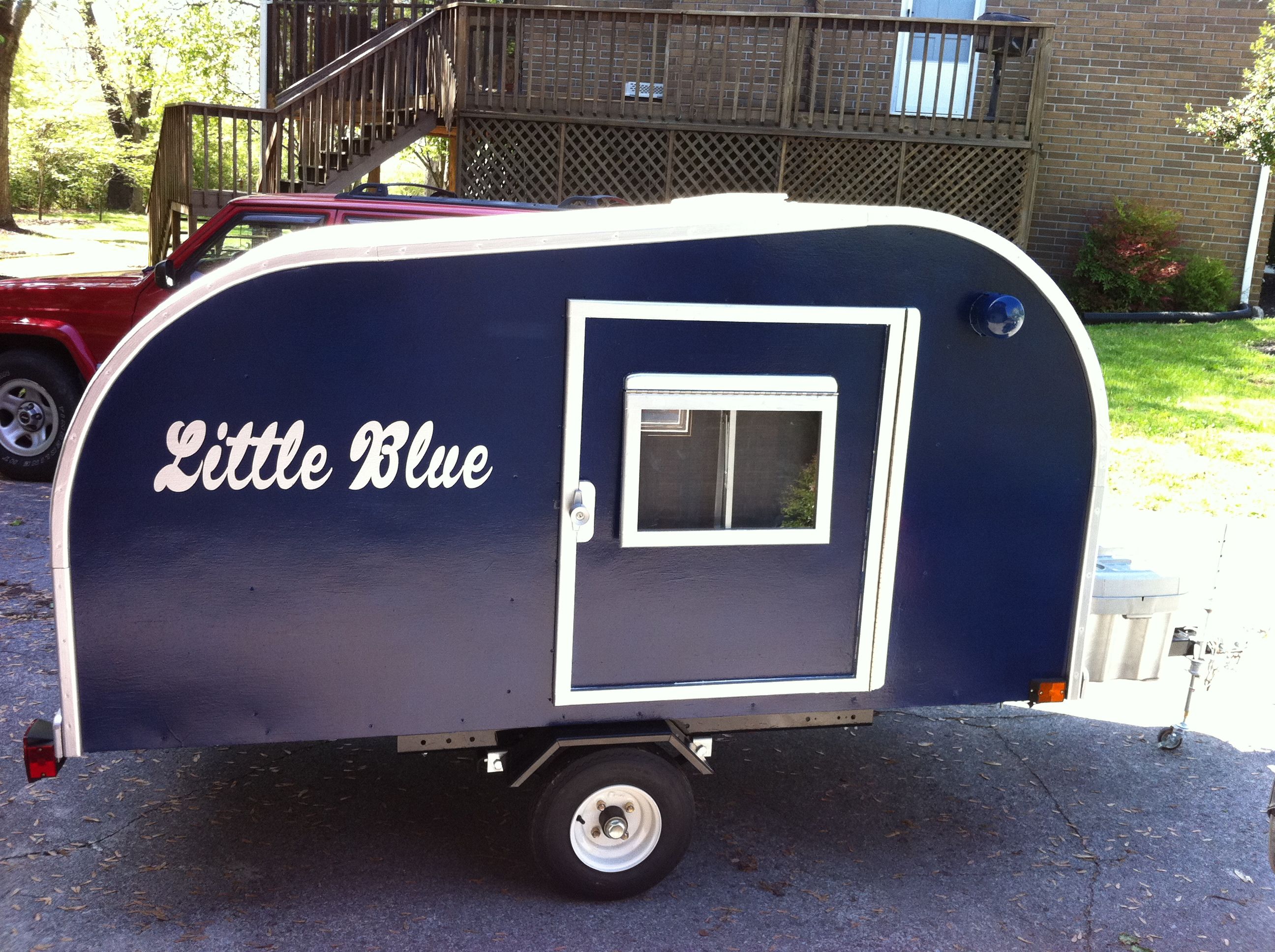 My teardrop camper I made.