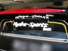 decal installed on my back widnow of my truck