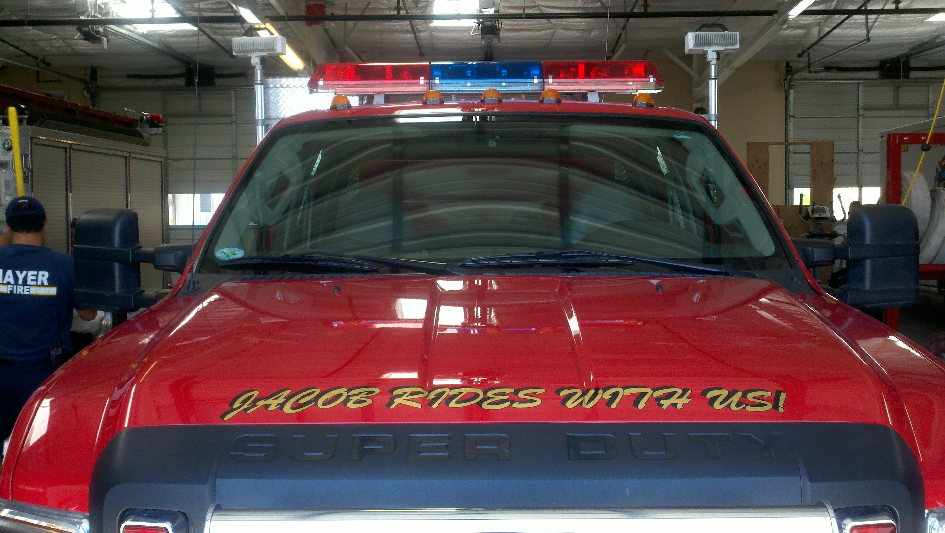 Jacob Rides With Us!