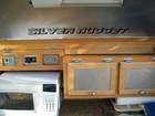 Inside the Galley of my Teardrop Trailer I built.
