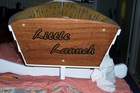 Stern of cradle boat