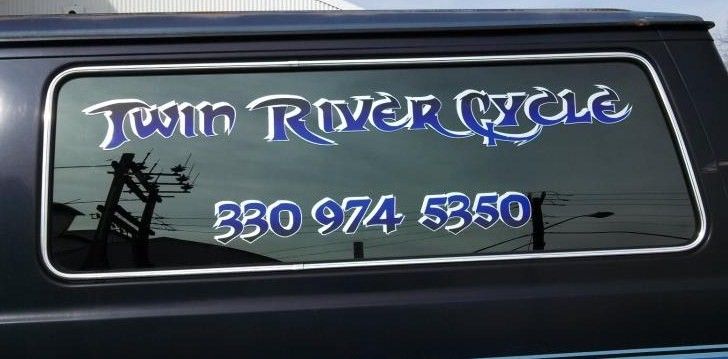 Van Window Lettering