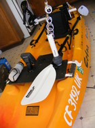 Kayak with a trolling motor needs a CF # in Calif.