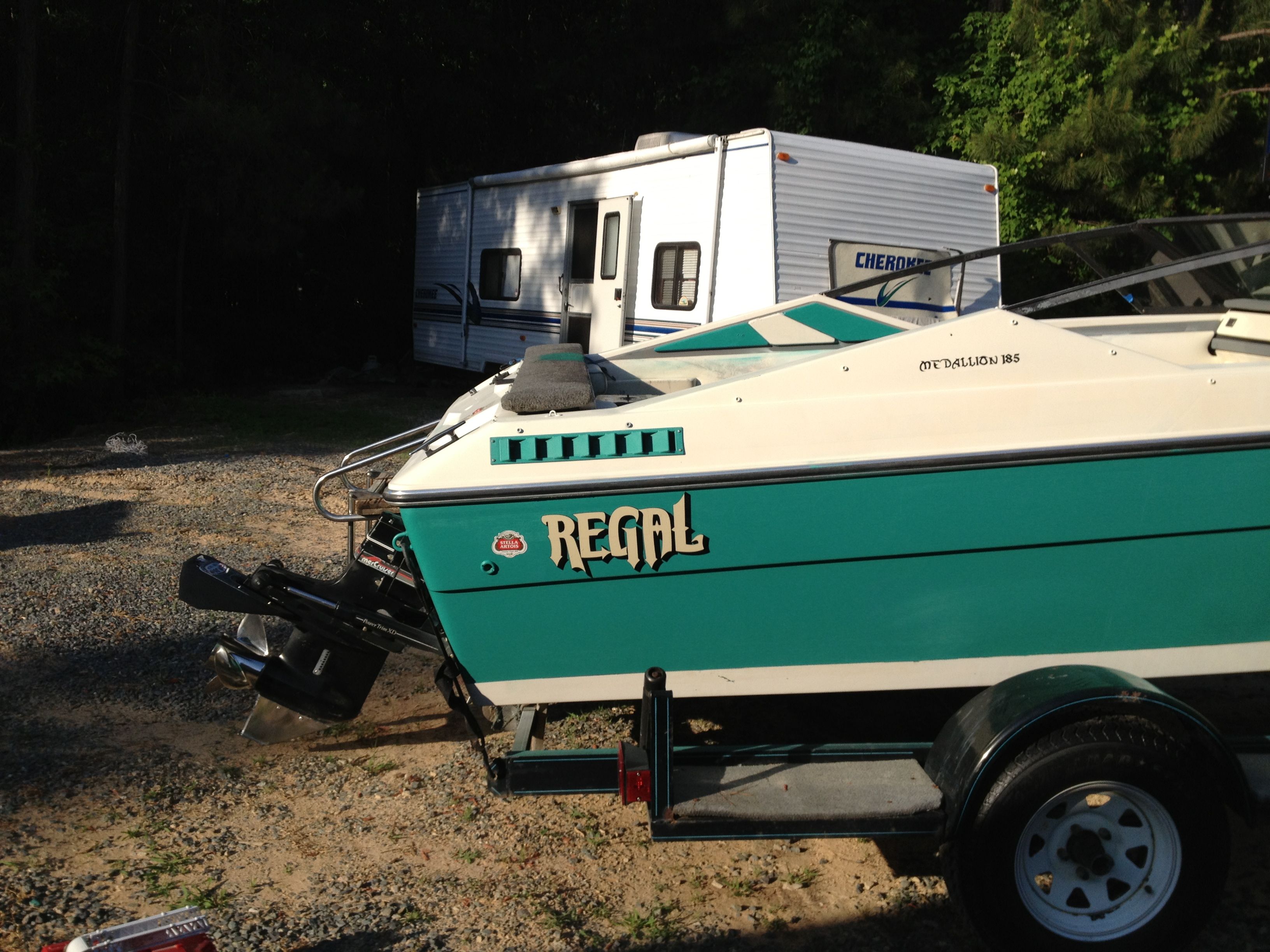 REGAL Decal on my boat