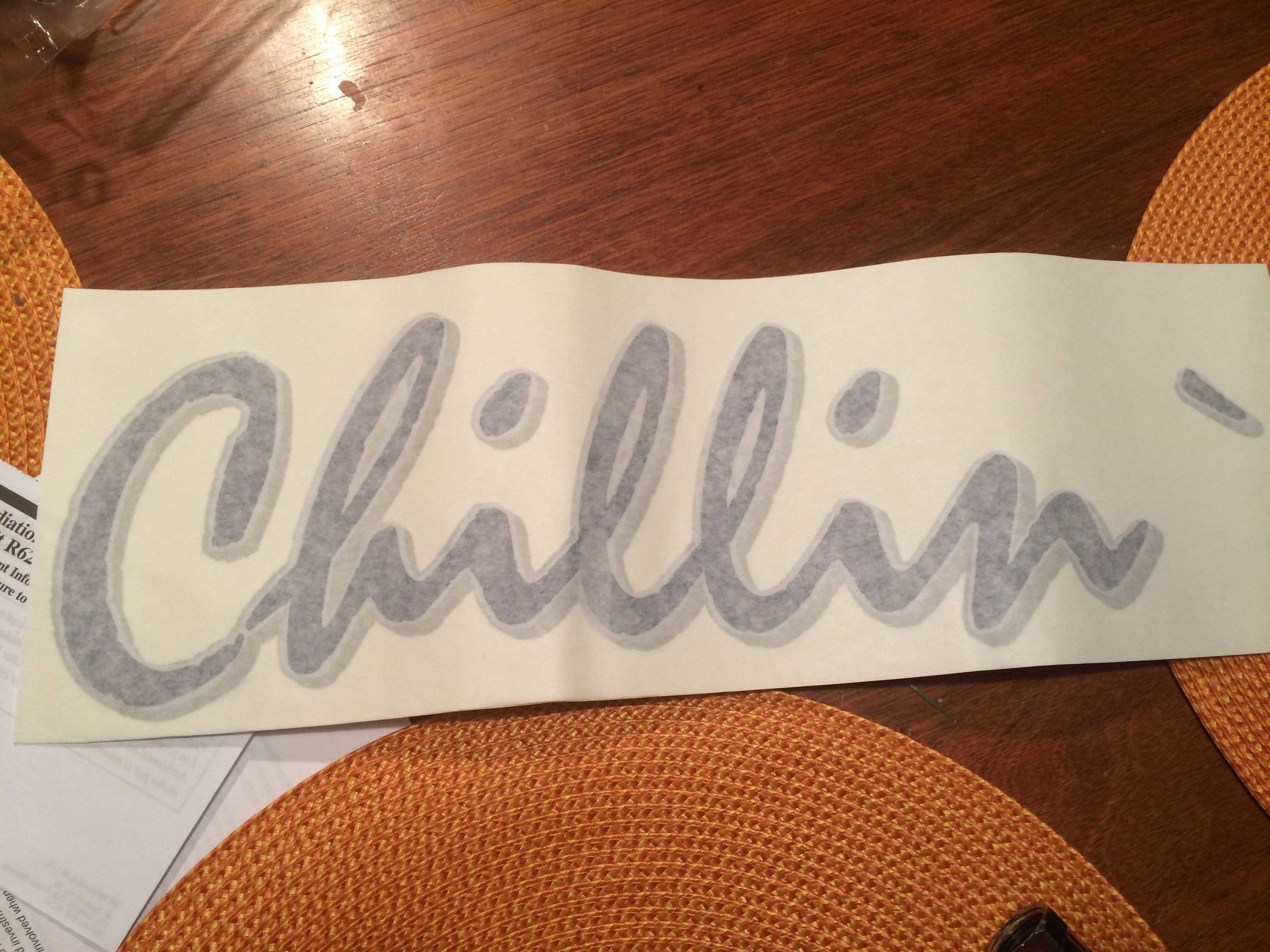 Chillin' Picture/color