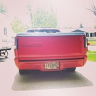 Classic Chevrolet on custom tailgate