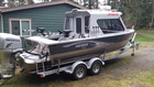 Boat name, stern & cockpit