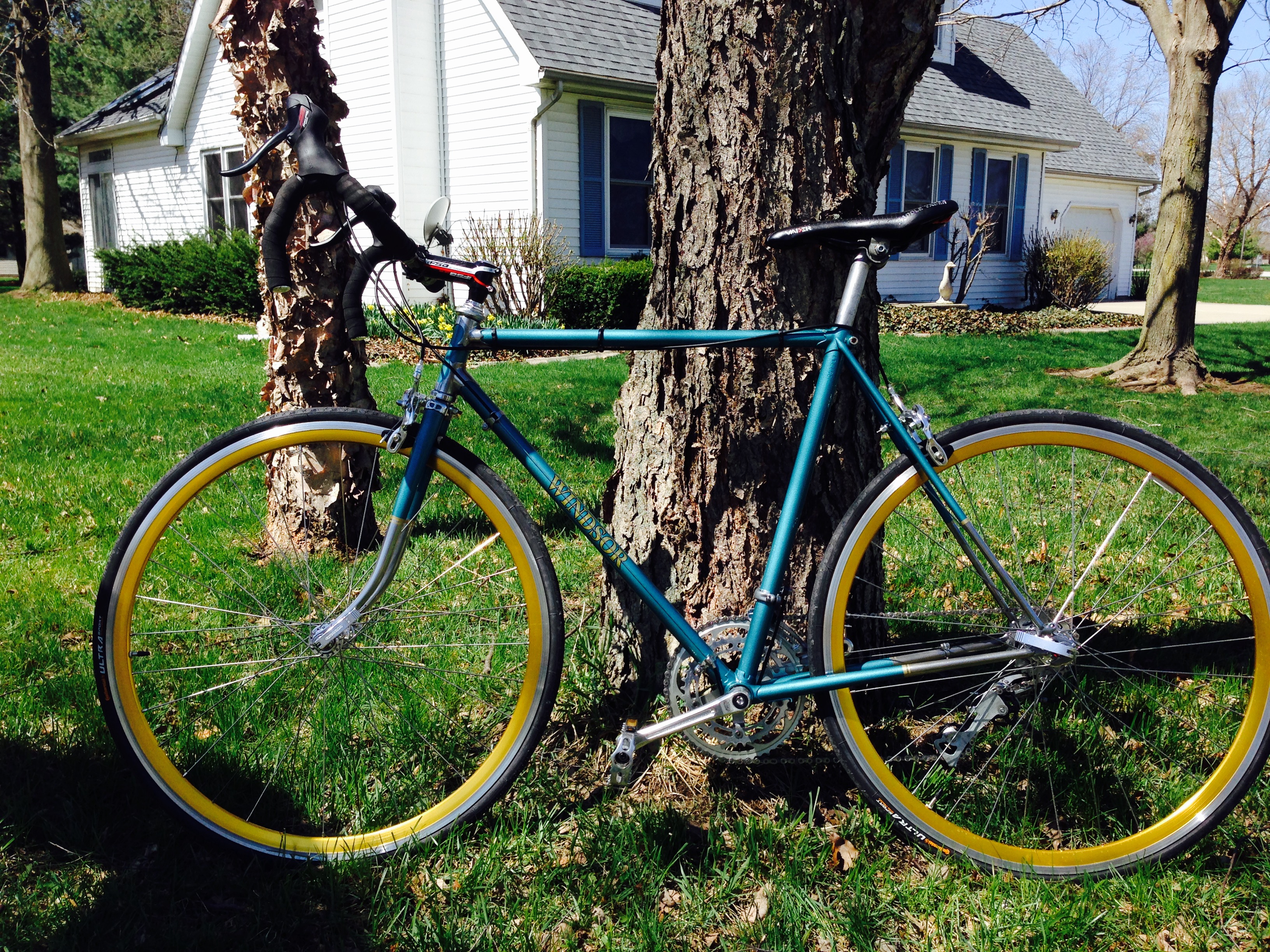 1978 Windsor Bike repainted and NEW DECAL