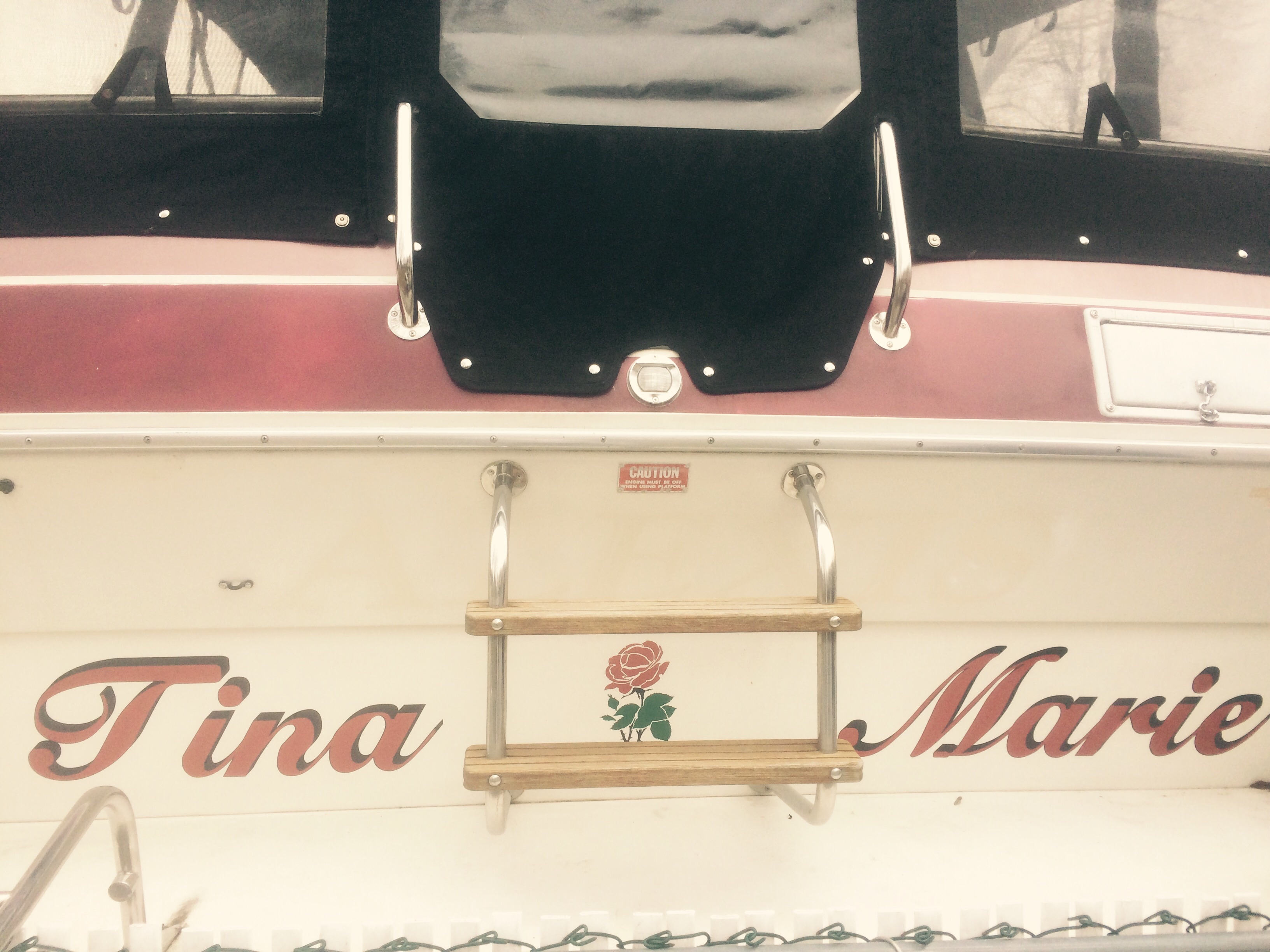 LOVE our new boat lettering!!!