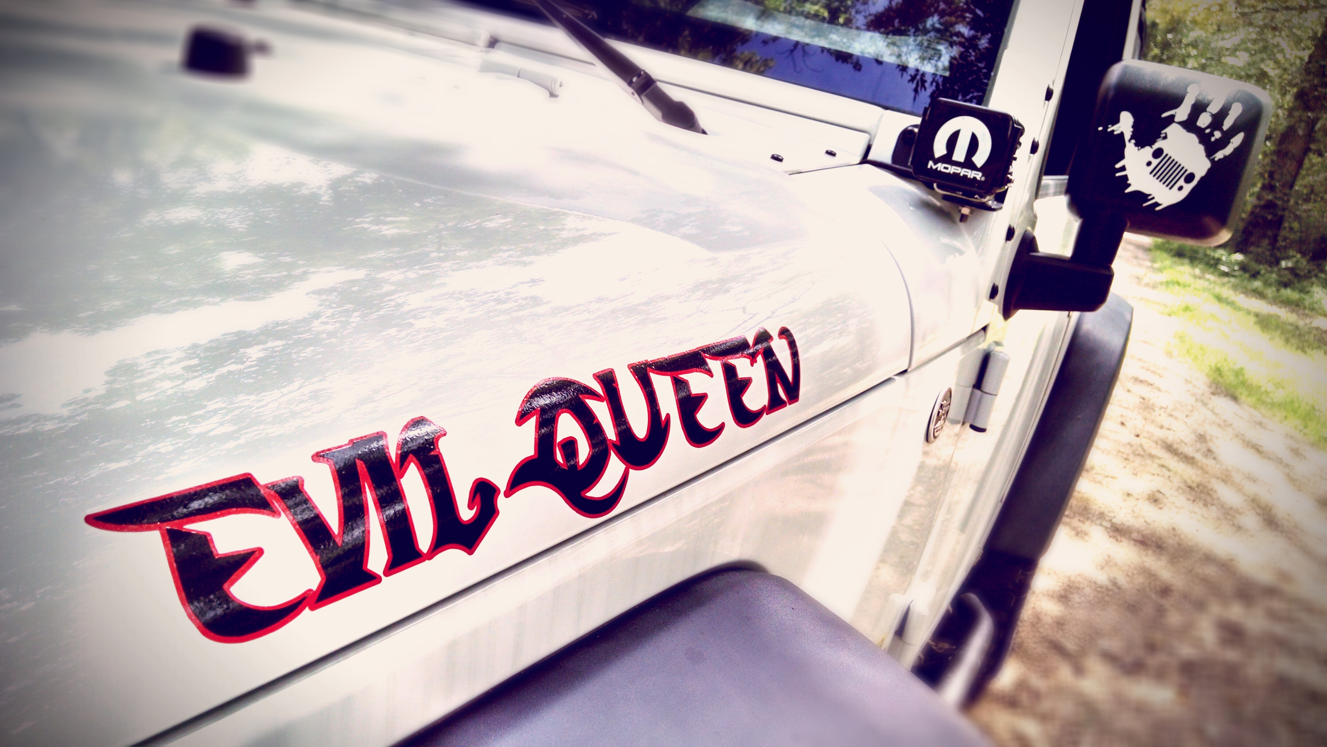 Decal on Jeep Rubicon
