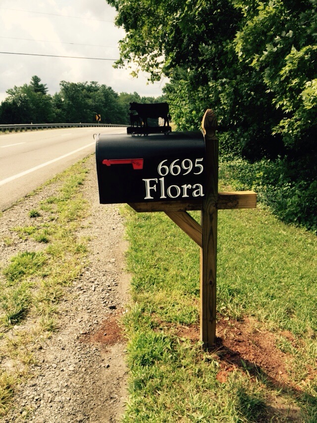 mailbox lettering