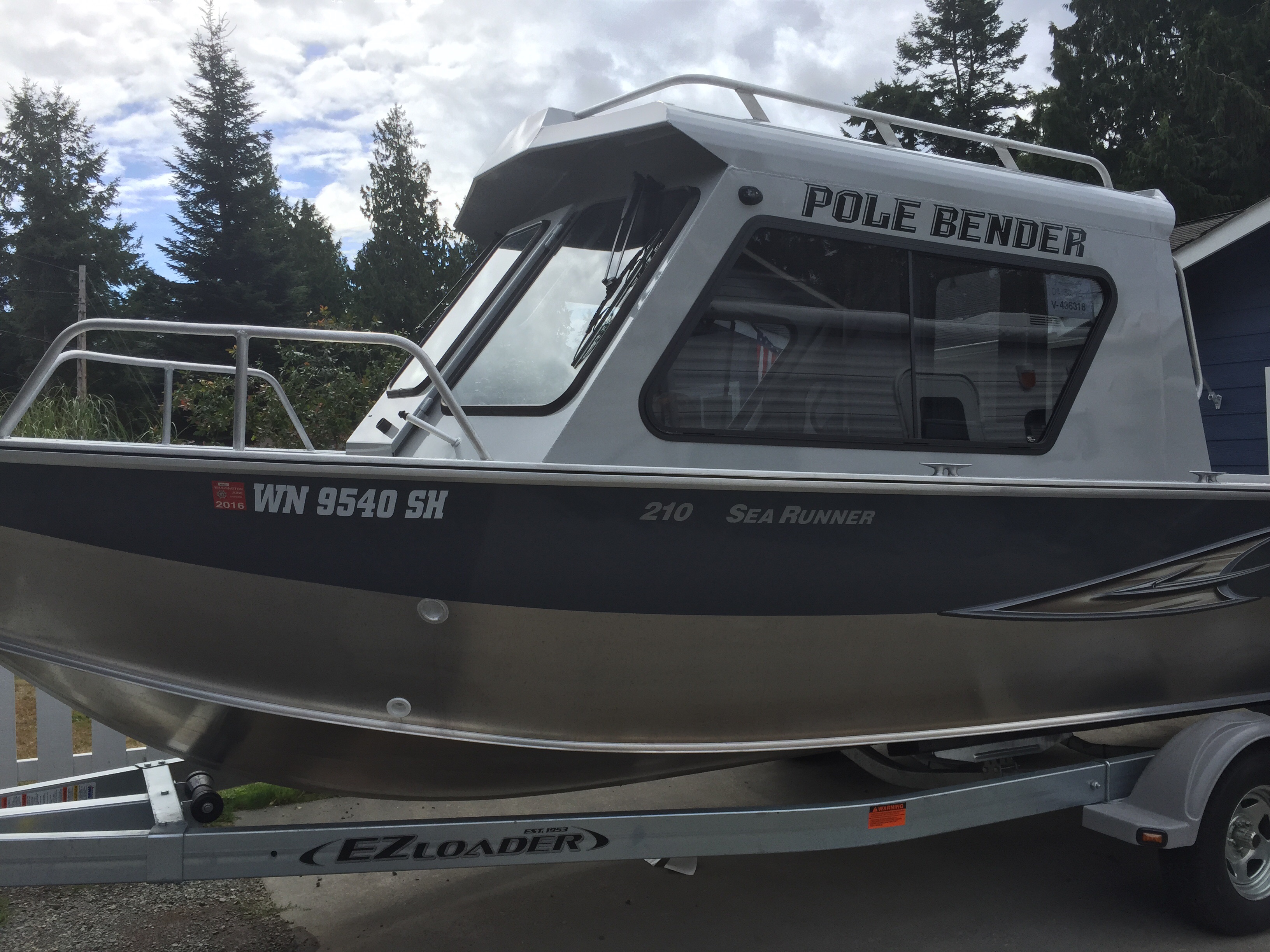 pole bender decal and registration numbers