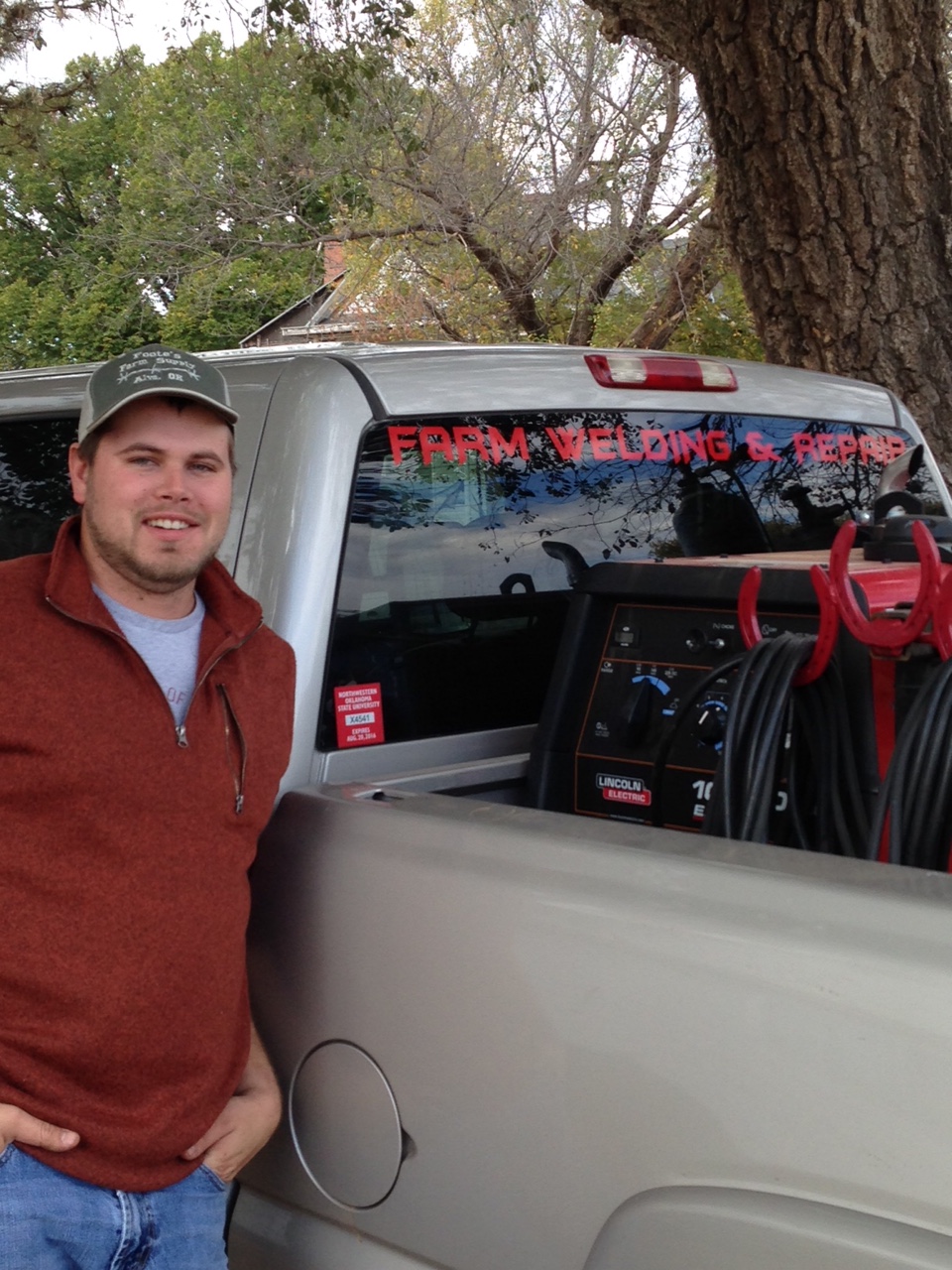 Advertising on the Welding Rig