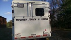 Back of horse trailer
