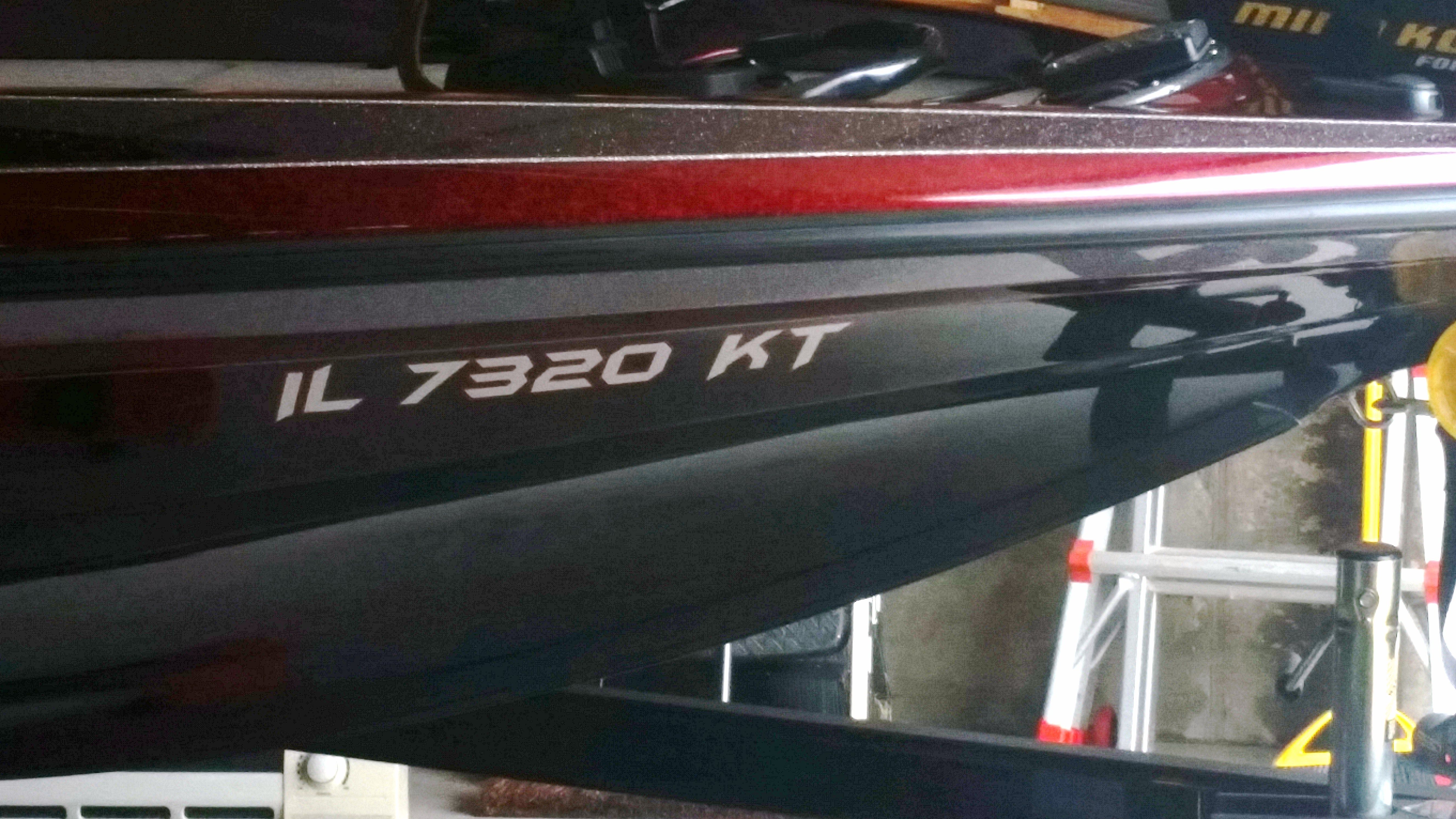 Lettering on my Ranger Bass Boat