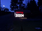 Reflective Vinyl on Mailbox