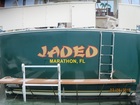 New Vinyl Boat Lettering with home port