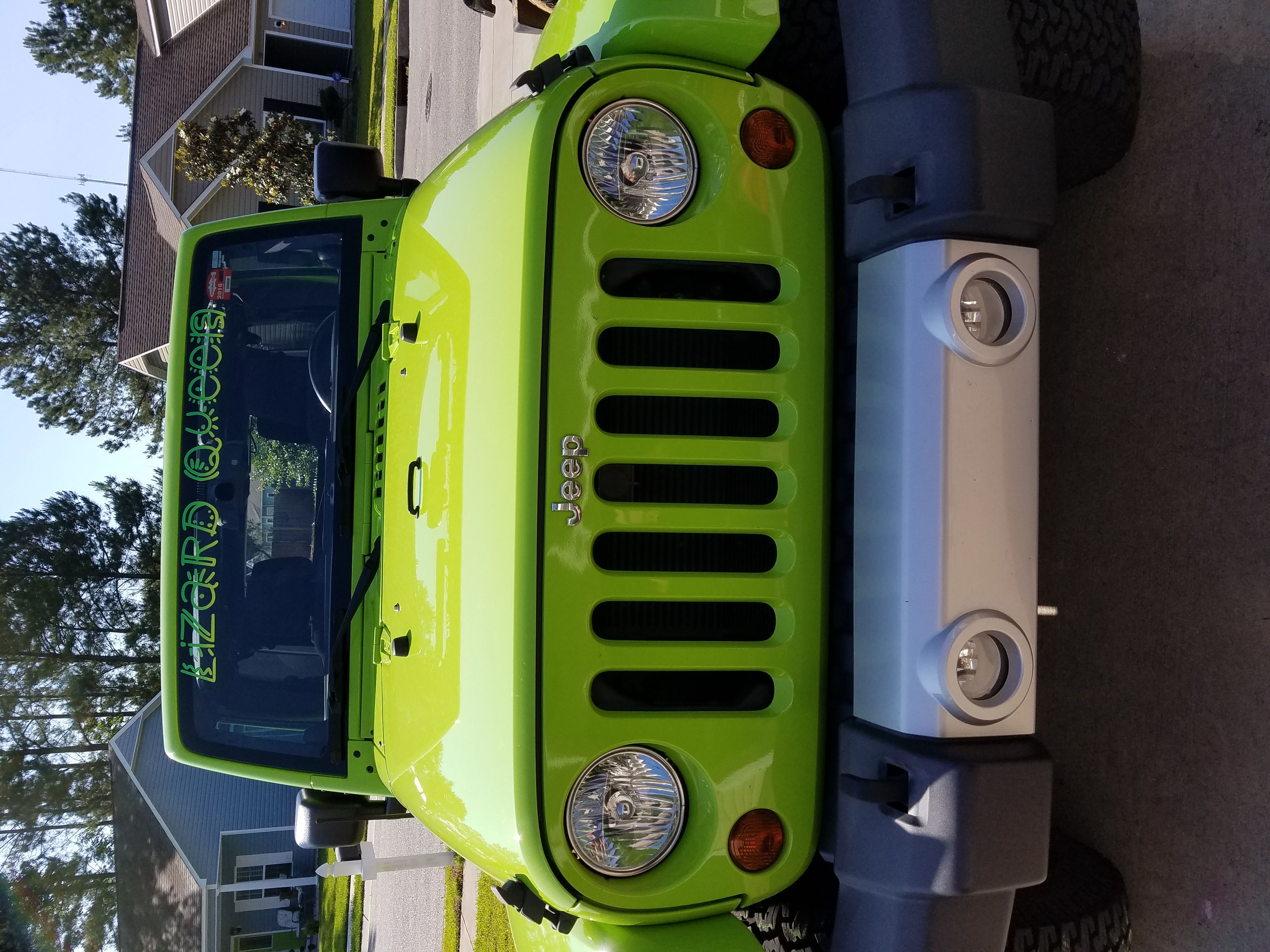 Lizard Queen Jeep decal 