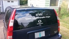 New window graphic on my car