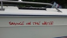 Boat name decal