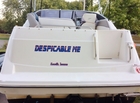 Lettering on the Transom of my boat