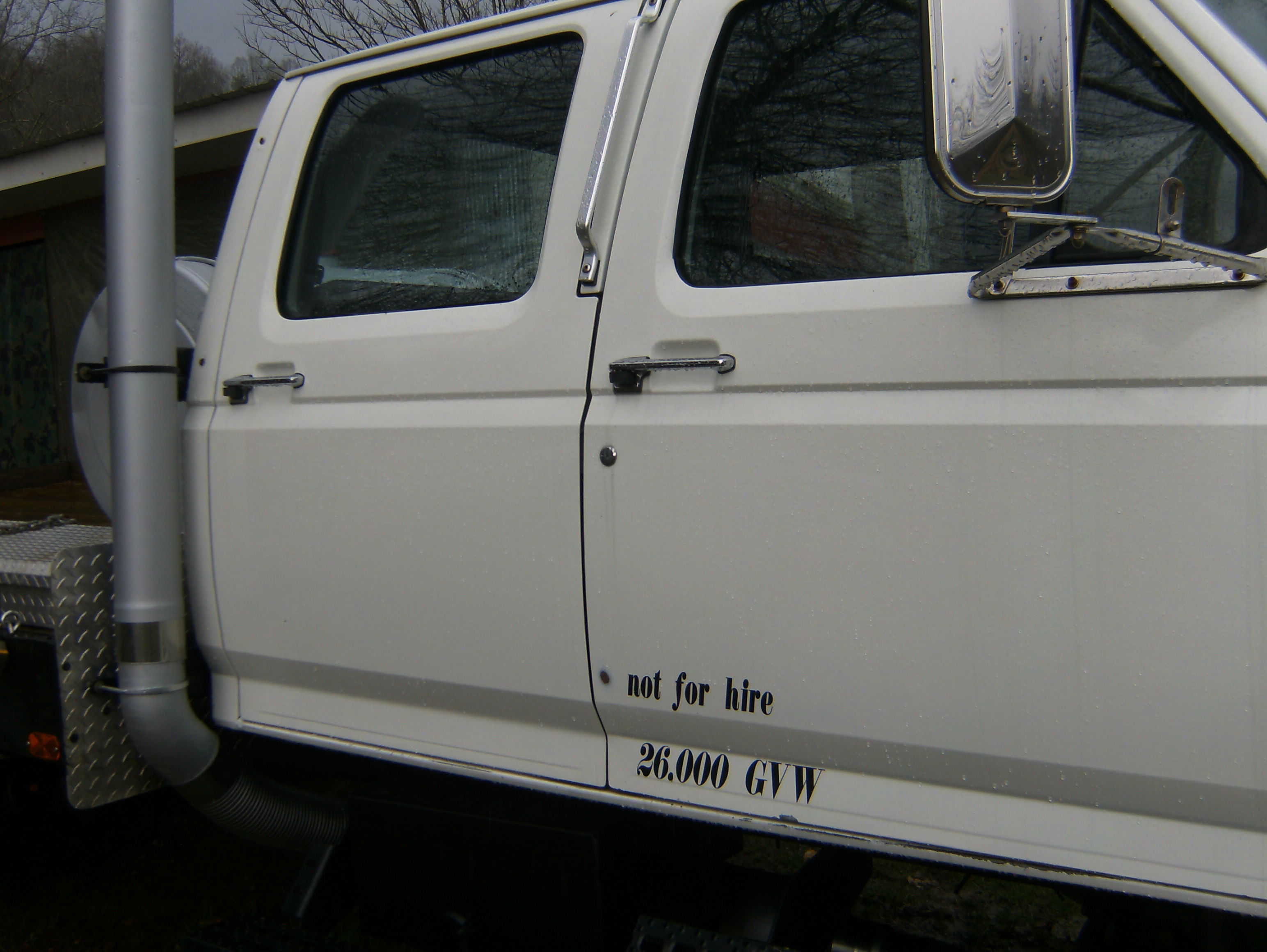 rear doors will soon be lettered up with farm logo